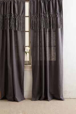 Knotted Macrame Curtain