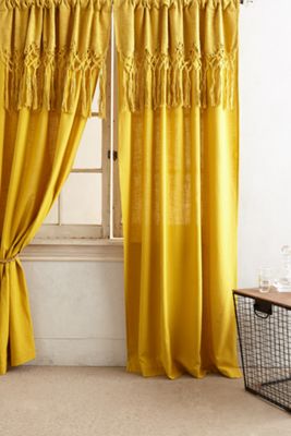 Knotted Macrame Curtain