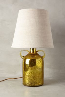 Burnished Mirror Lamp Ensemble