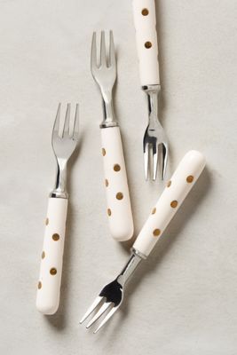 Crescendo Dot Dessert Forks
