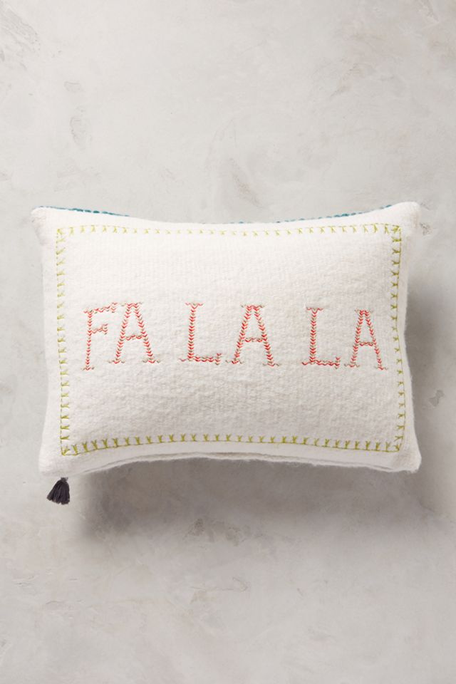 Merry Sentiments Pillow #1