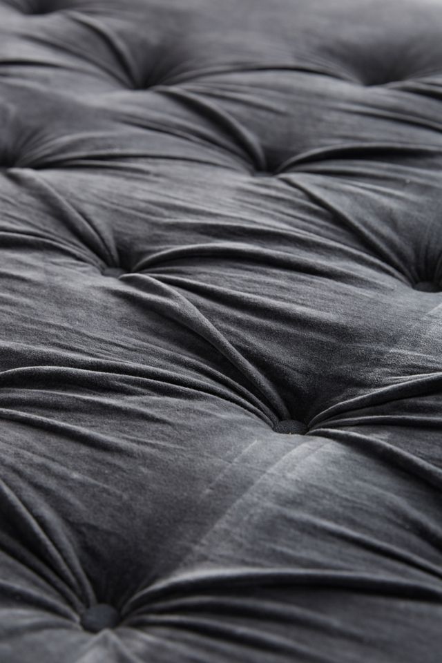 Tufted Viola Ottoman #1