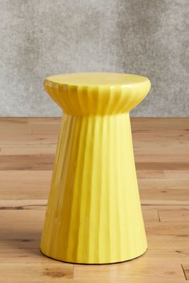 Lacquered Bead Side Table