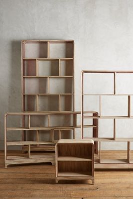 Rose Glass Medium Bookcase