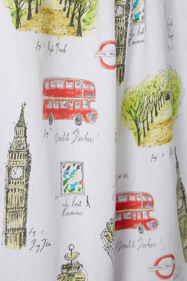 Mapped-Out Dishtowel #1