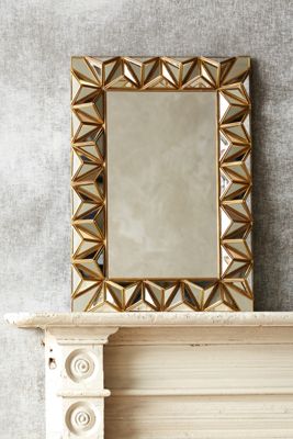 Studded Pyramid Mirror