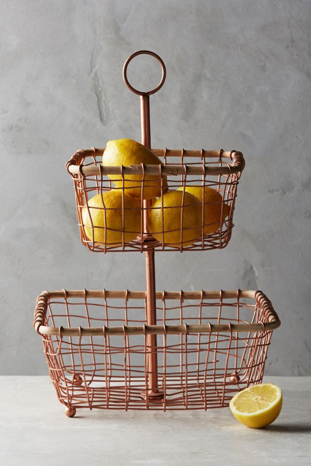 Brushed Wire Fruit Bowl #2