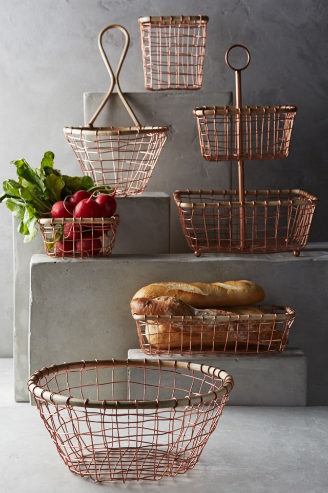 Brushed Wire Fruit Bowl #3