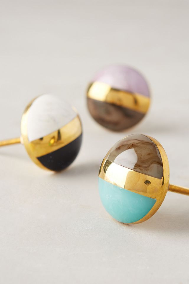 Gilded Triad Knob #1