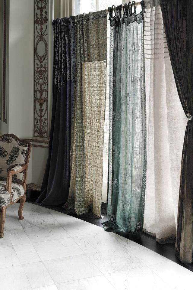 Vining Velvet Curtain #1