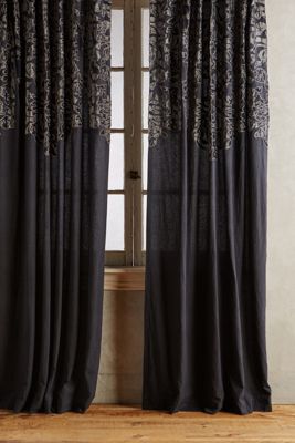 Vining Velvet Curtain