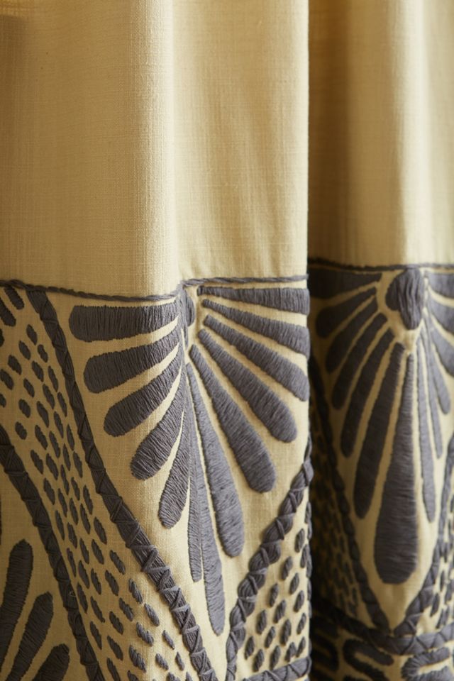 Embroidered Edge Curtain #1
