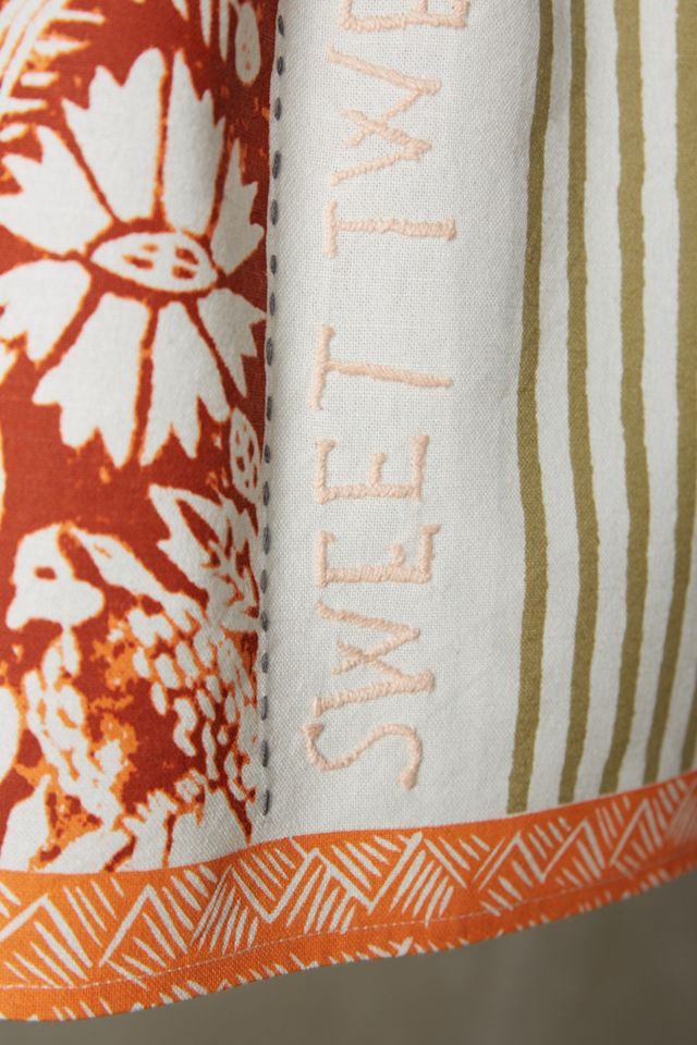 Embroidered Gratitude Dishtowel #2