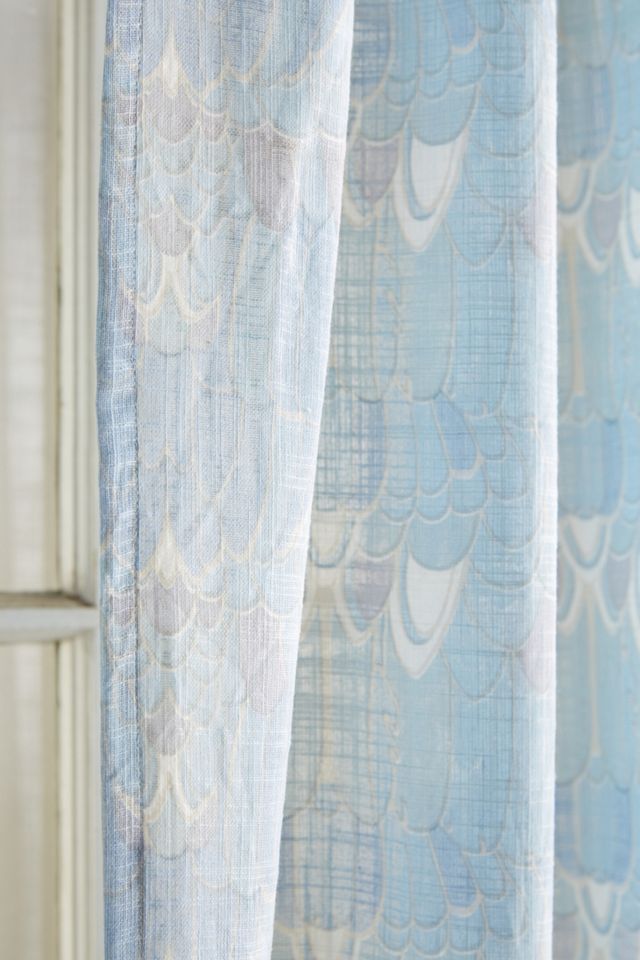 Paradise Found Feathered Curtain #1