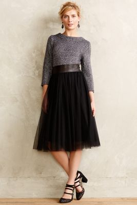 Tulle Midi Skirt