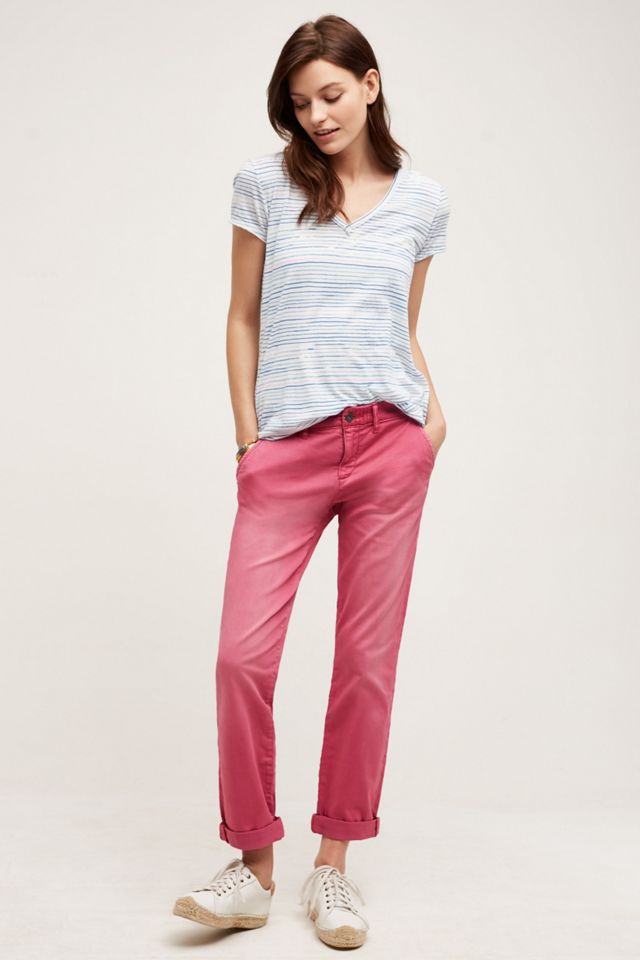 Pilcro Hyphen Low-Rise Chinos