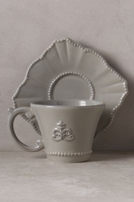 Fleur De Lys Cup & Saucer