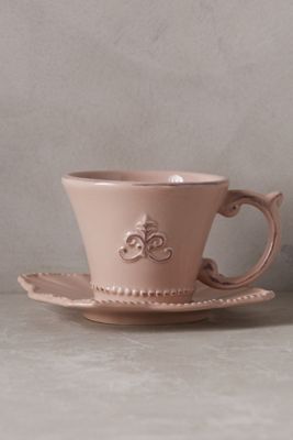 Fleur De Lys Cup & Saucer