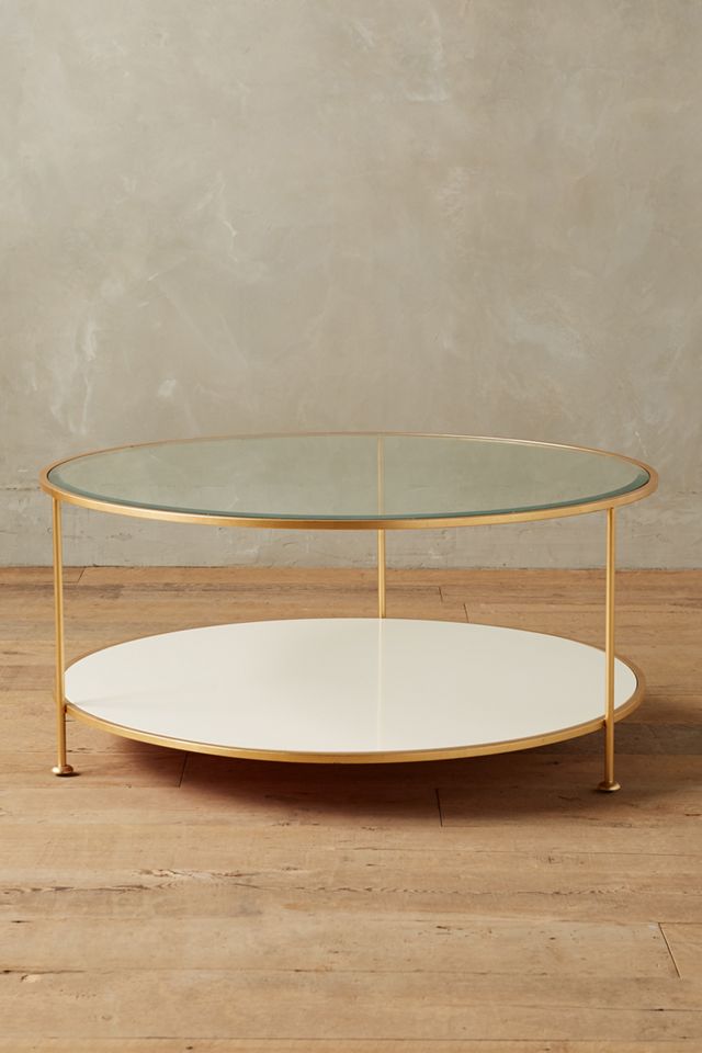 Lacquered Round Coffee Table #1