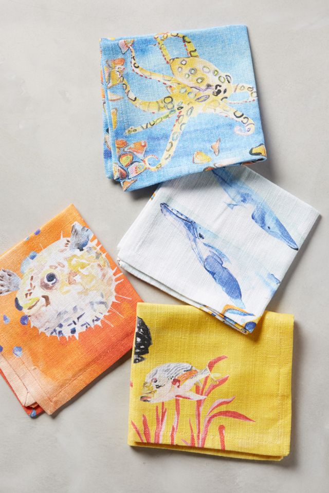 Under the Sea Cocktail Napkin #1