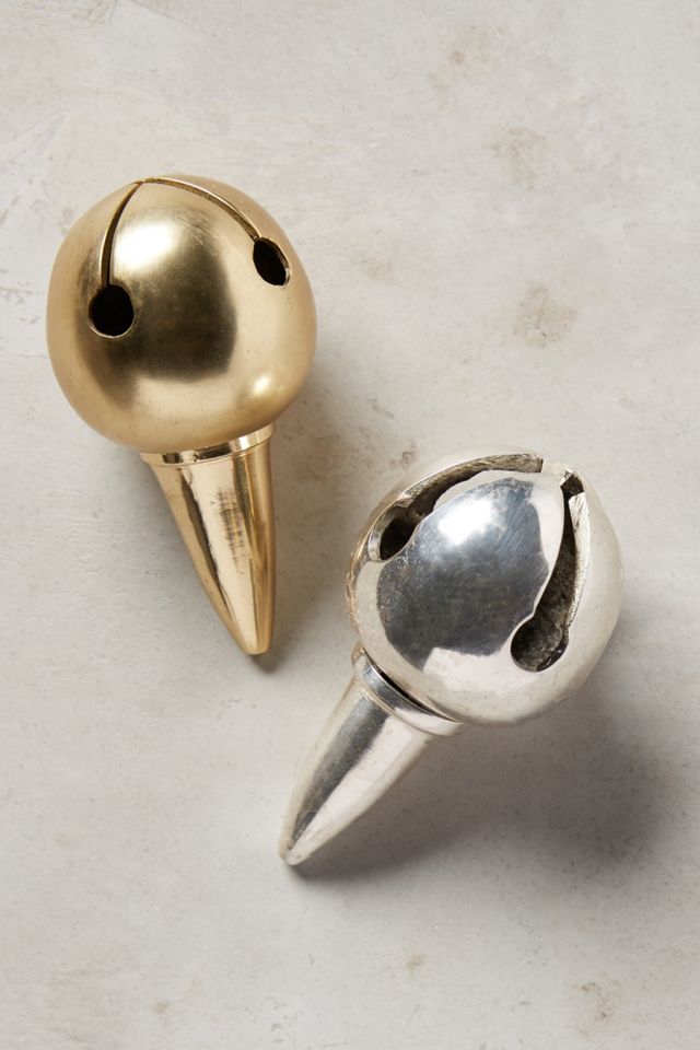Sleigh Bell Bottlestopper #1