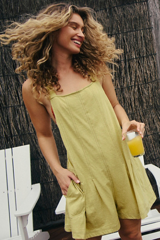 Ace Romper by free-est at Free People in Green, Size: L