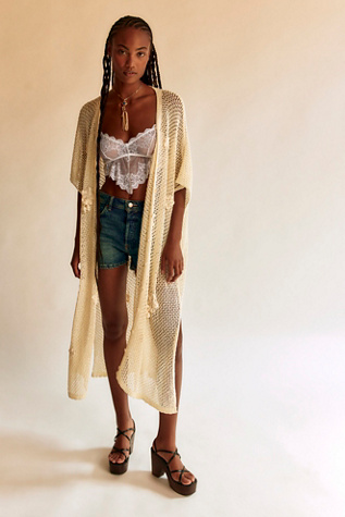 Traveling Easy Kaftan Top by FP Collection at Free People in White