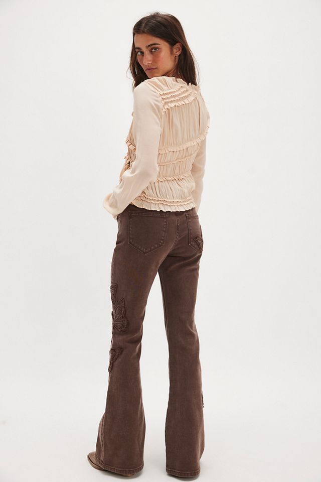 Driftwood Eva X Butterfly Patchwork Flare Jeans #2