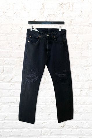 Vintage Reworked Visible Mend Levis Jeans Selected By Ritual Vintage
