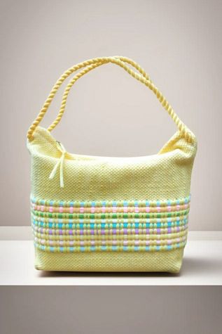 1960's New Vintage Woven Purse Selected by Garbage Soup