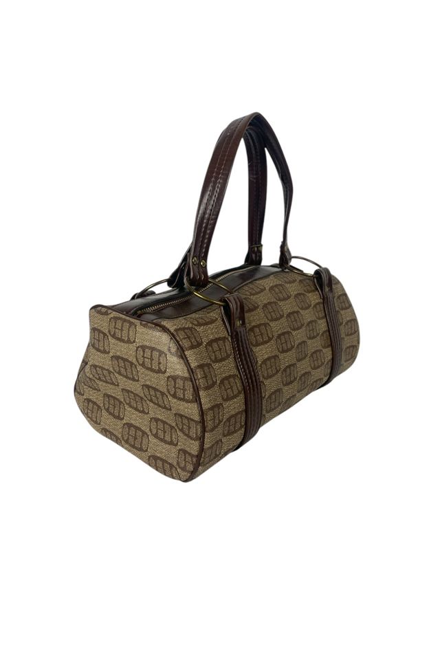 Vintage Brown Duffel Style Purse Selected By Ankh By Racquel #2
