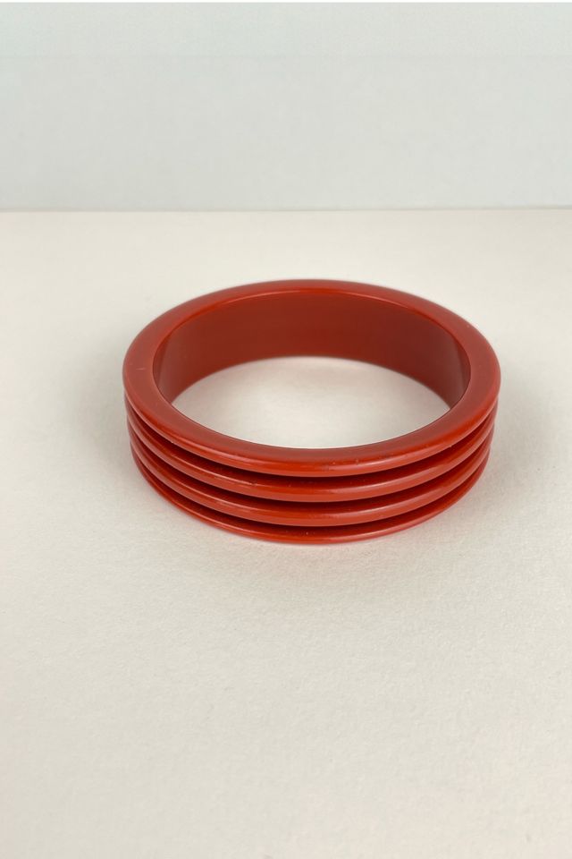 Vintage Rust Bangle Bracelet Selected By Ankh By Racquel #2