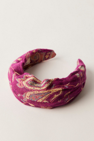 Женские аксессуары для волос Curried Myrrh Cassidy Pashmina Headband, цвет: Розовый — фото 2