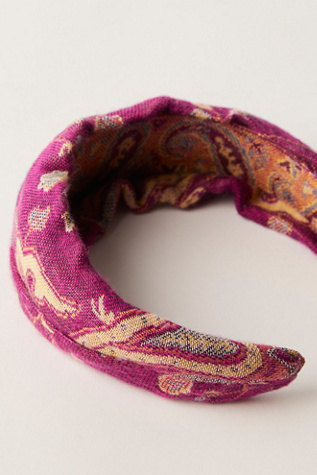 Женские аксессуары для волос Curried Myrrh Cassidy Pashmina Headband, цвет: Розовый — фото 3