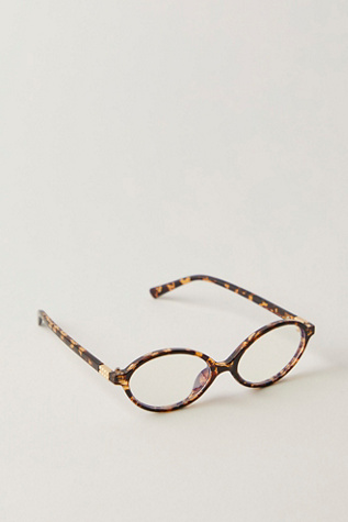 Женские солнцезащитные очки Free People Oh Hello Blue Light Reader, цвет: Черепаховый — фото 2