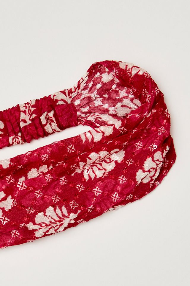 Cascade Sequin Soft Headband #2