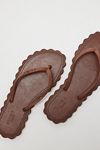 Cookie Cutter Scalloped Flip Flops