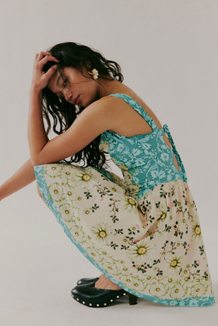 Agua Bendita Noemi Dress at Free People in Green, Size: XS