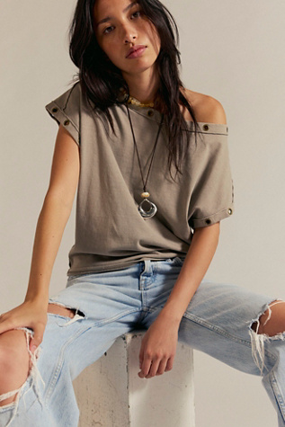 We The Free Billie Tee at Free People in Plaza, Size: Medium