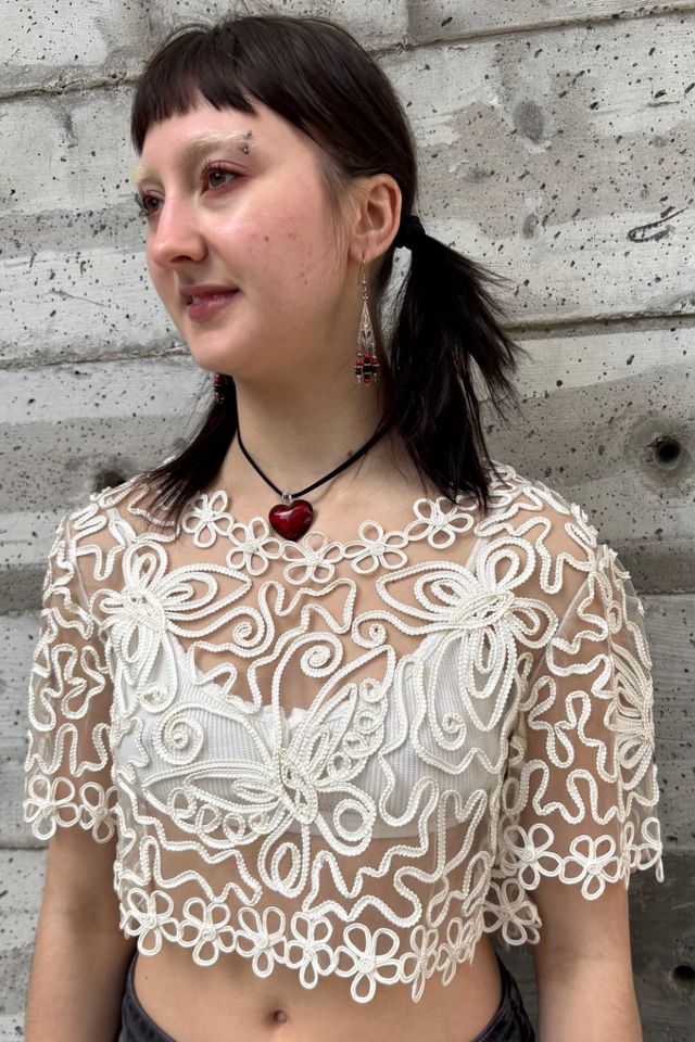 1930’s Handmade Lace Top Selected by Nomad Vintage #2