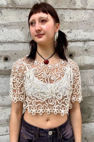 1930’s Handmade Lace Top Selected by Nomad Vintage