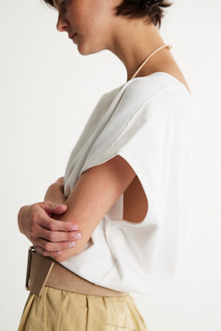 We The Free Ventura Tee at Free People in White, Size: XL