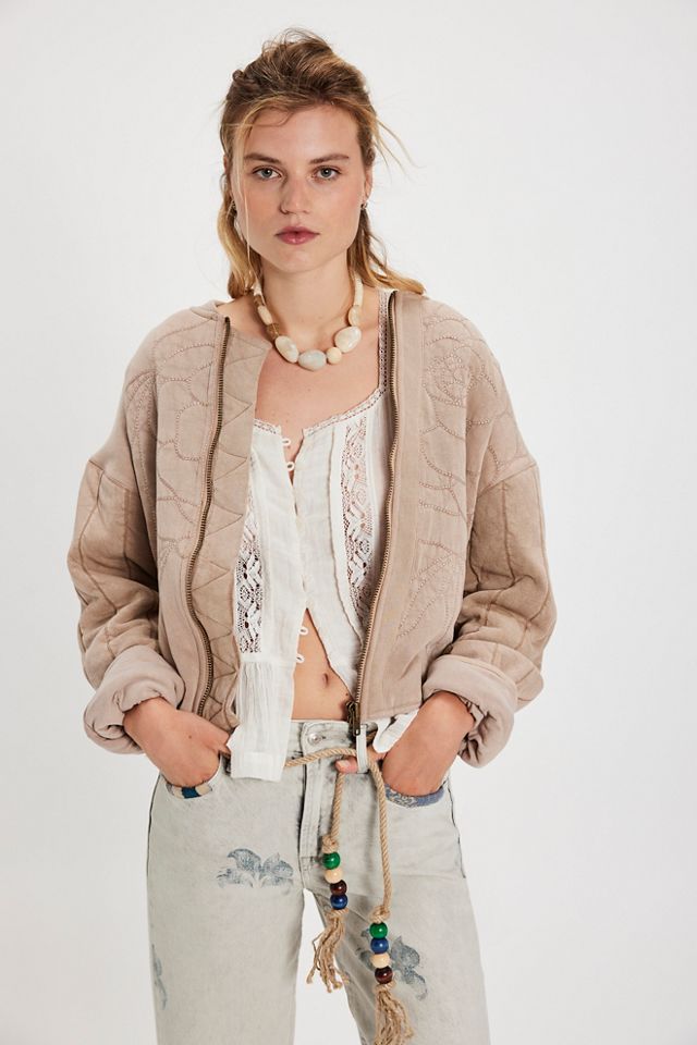 Rose Zip-Up Sweatshirt #3