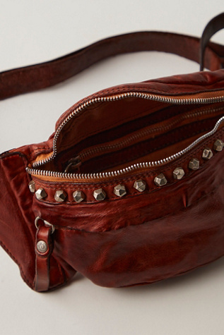 Женская сумка Campomaggi Studded Brato Belt, цвет: Коньячный — фото 3