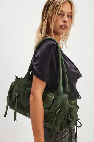 Sabo Shoulder Bag by Free People in Green