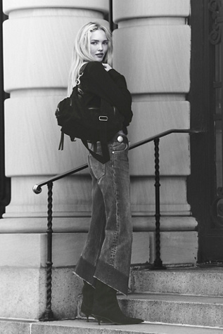 Sac à bandoulière en suède Palermo