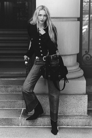 Palermo Suede Shoulder Bag by Free People in Black