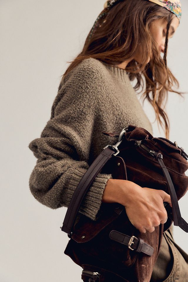 Palermo Suede Shoulder Bag #5