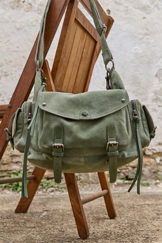 Sac à bandoulière en suède Palermo