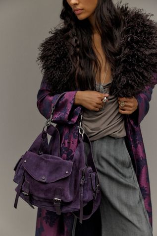 Palermo Suede Shoulder Bag